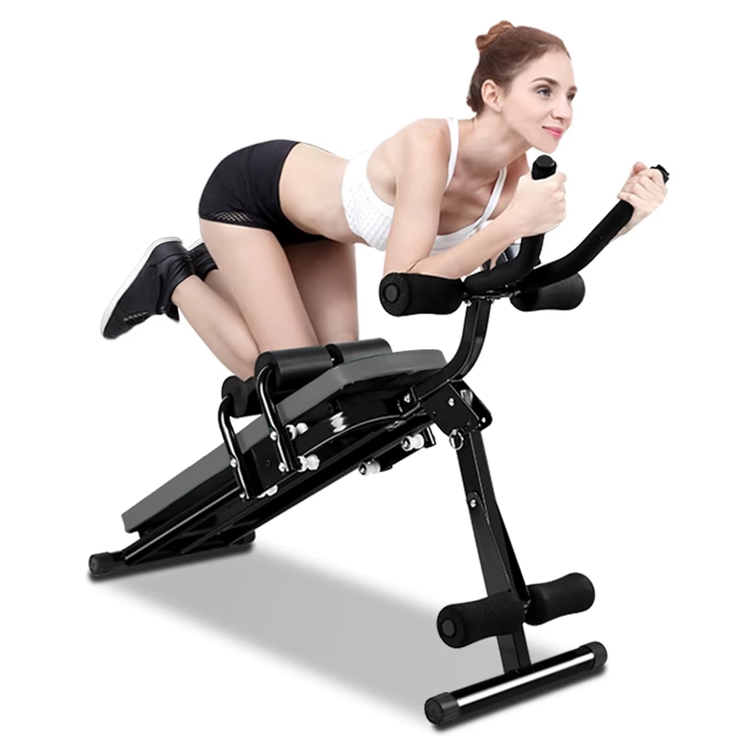Ab Workout Equipment Machine for Stomach Workout Foldable Abdominal Trainer Home Gym Adjustable Ab Exercise