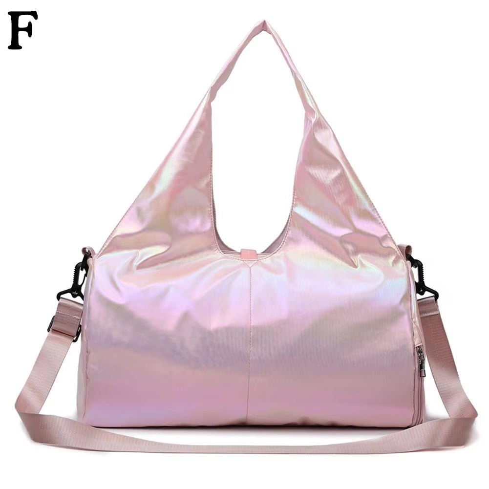 Gym Fitness Handbags for Women Men Dry Wet Separation High Capacity Yoga Mat Bag Portable Waterproof Outdoor Sport Travel Bag