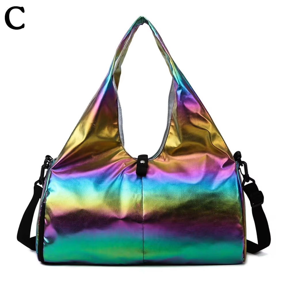 Gym Fitness Handbags for Women Men Dry Wet Separation High Capacity Yoga Mat Bag Portable Waterproof Outdoor Sport Travel Bag