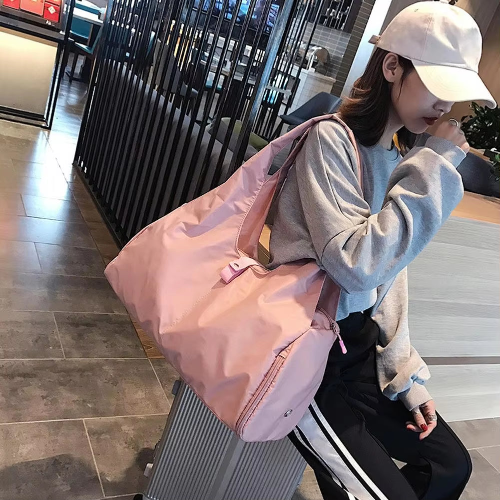 Gym Fitness Handbags for Women Men Dry Wet Separation High Capacity Yoga Mat Bag Portable Waterproof Outdoor Sport Travel Bag