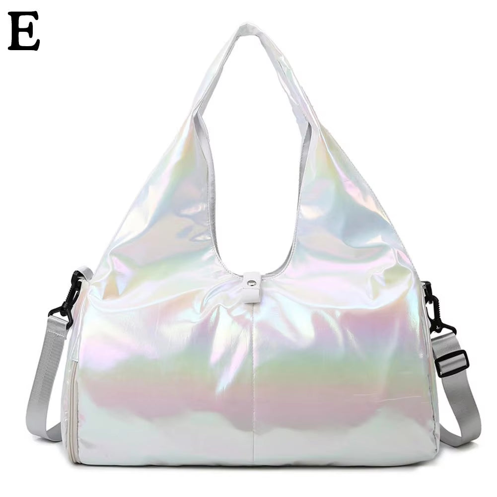 Gym Fitness Handbags for Women Men Dry Wet Separation High Capacity Yoga Mat Bag Portable Waterproof Outdoor Sport Travel Bag